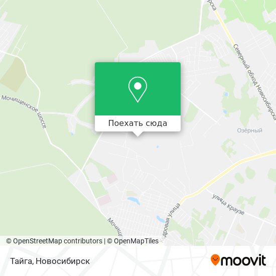 Карта Тайга