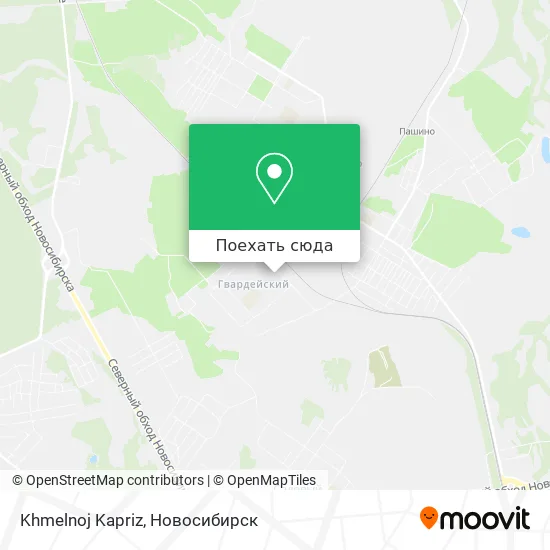 Карта Khmelnoj Kapriz