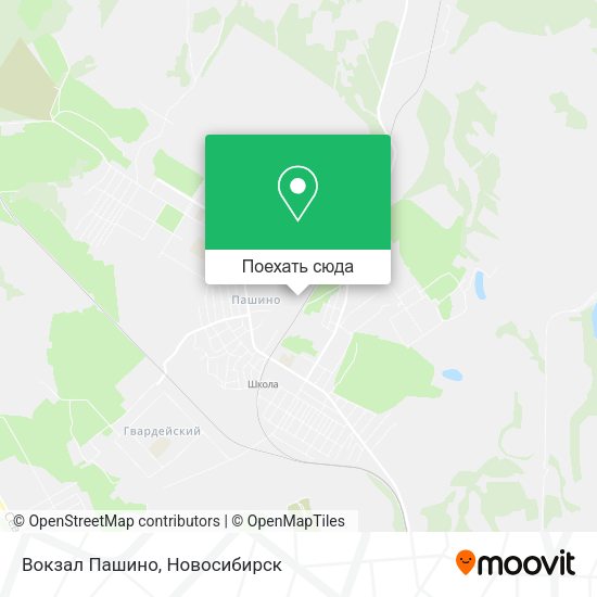 Карта Вокзал Пашино