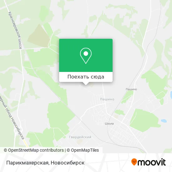 Карта Парикмахерская