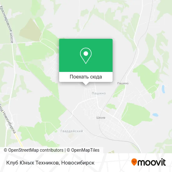 Карта Клуб Юных Техников