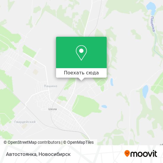 Карта Автостоянка