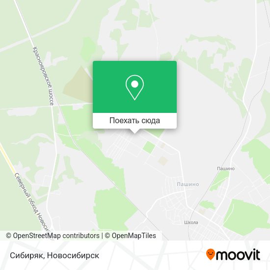 Карта Сибиряк