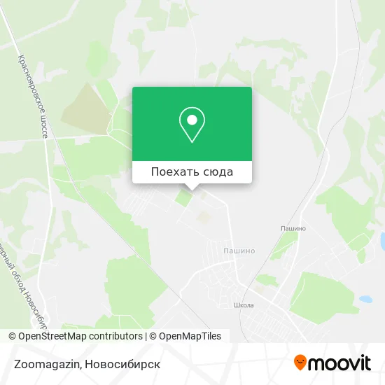 Карта Zoomagazin