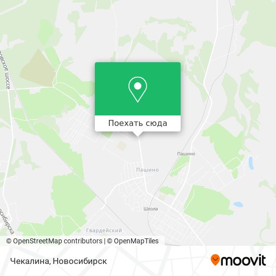 Карта Чекалина