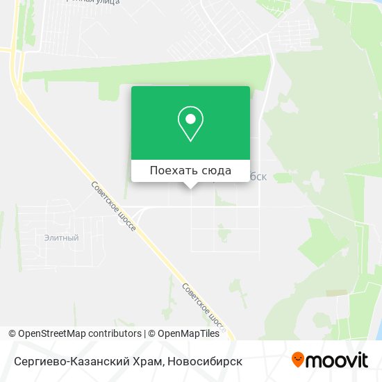 Карта Сергиево-Казанский Храм