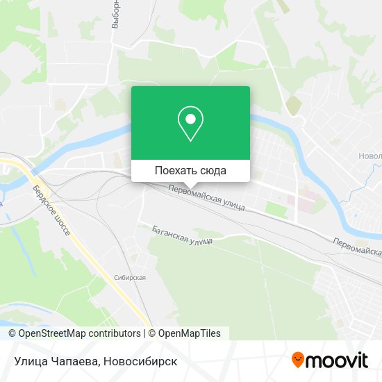 Карта Улица Чапаева