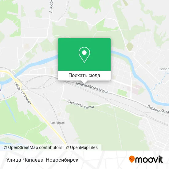 Карта Улица Чапаева