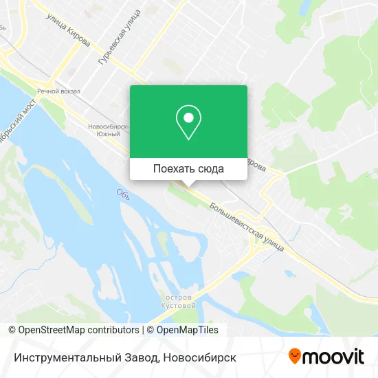 Карта Инструментальный Завод