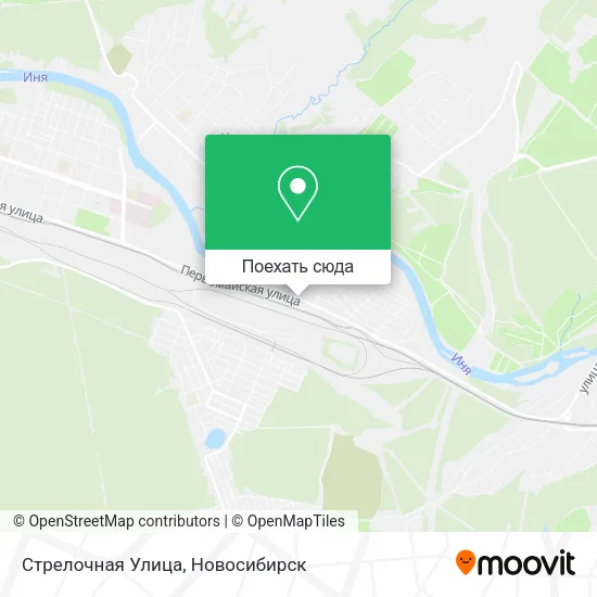 Карта Стрелочная Улица