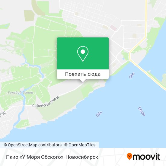 Карта Пкио «У Моря Обского»