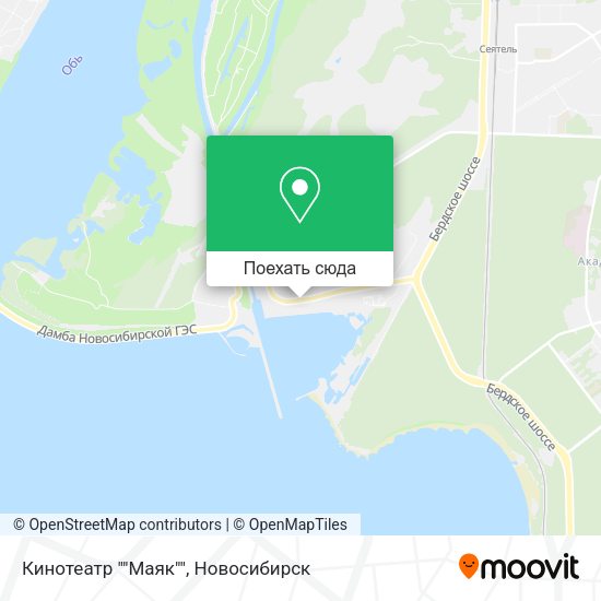 Карта Кинотеатр ""Маяк""