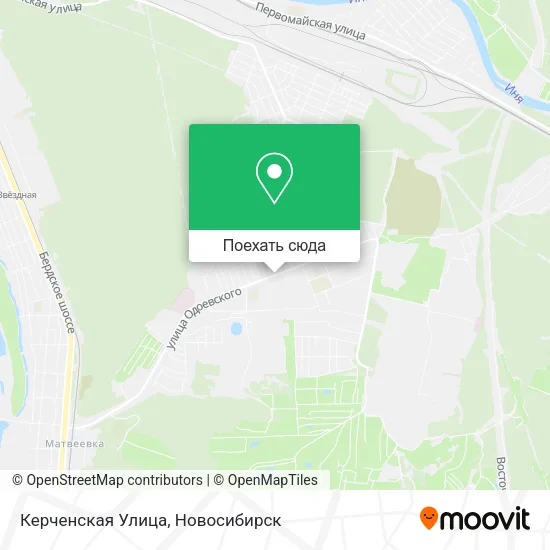 Карта Керченская Улица