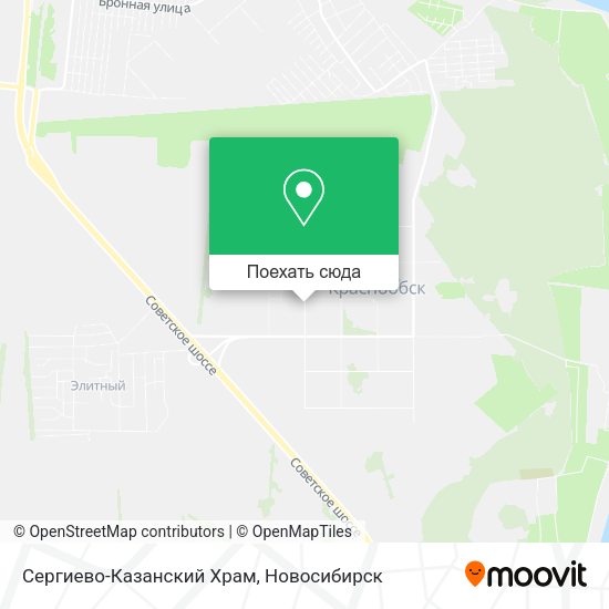 Карта Сергиево-Казанский Храм