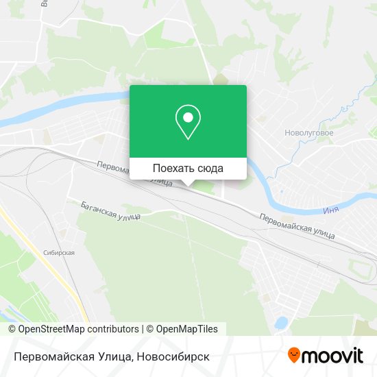 Карта Первомайская Улица