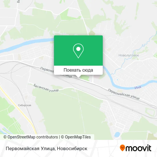 Карта Первомайская Улица