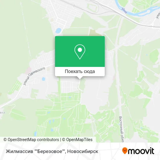Карта Жилмассив ""Березовое""