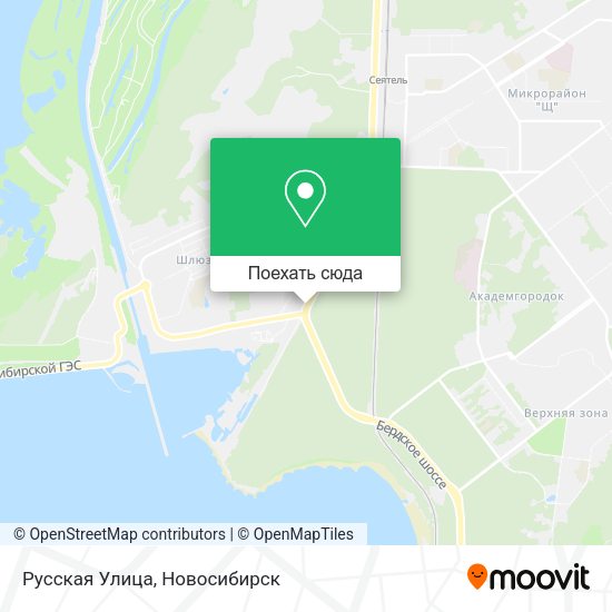 Карта Русская Улица