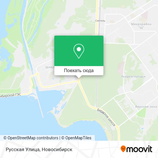 Карта Русская Улица
