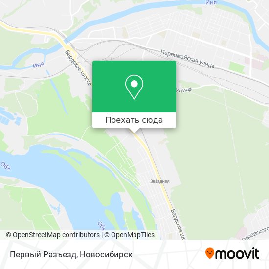 Карта Первый Разъезд