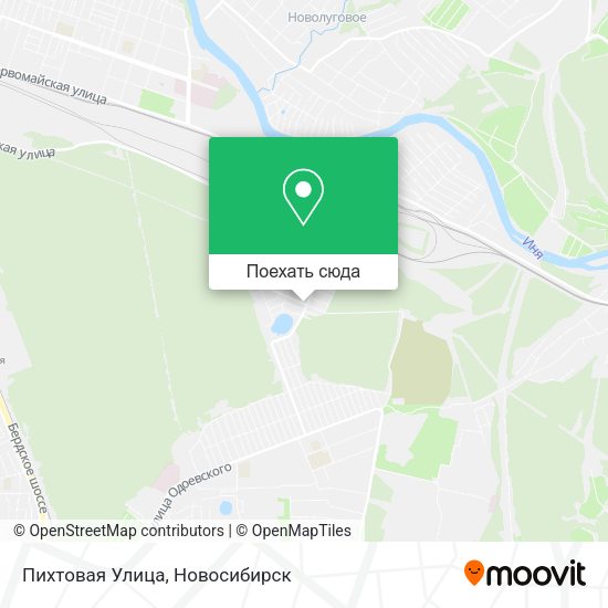 Карта Пихтовая Улица