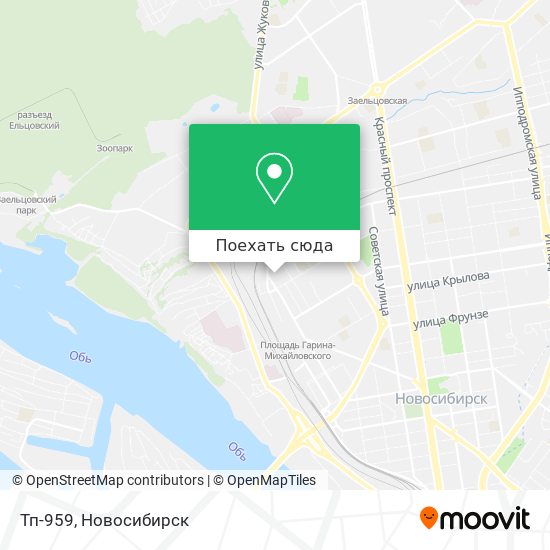 Карта Тп-959