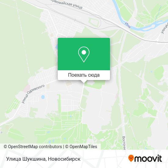 Карта Улица Шукшина