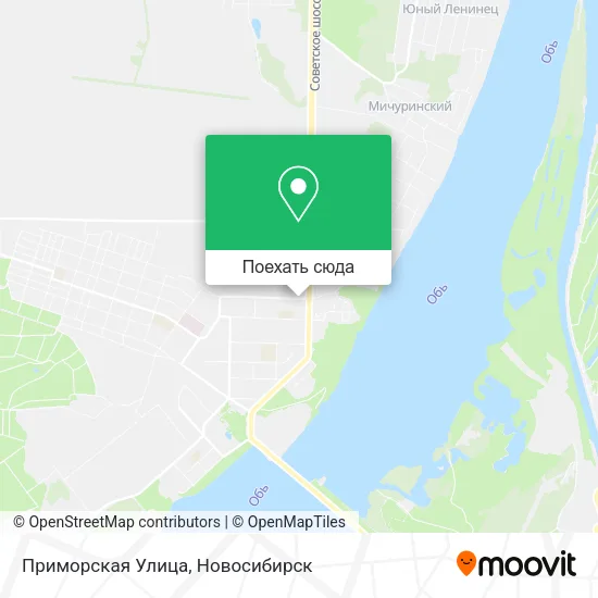 Карта Приморская Улица
