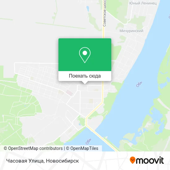 Карта Часовая Улица