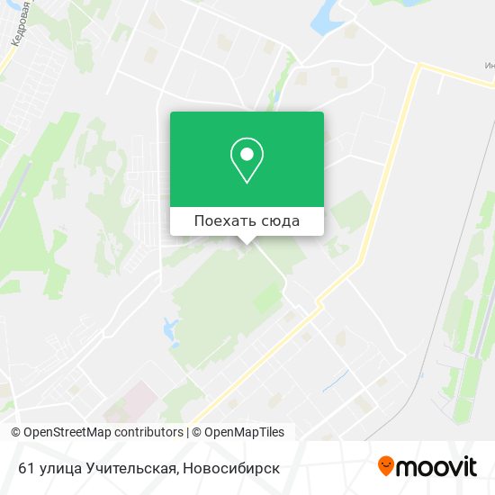 Карта 61 улица Учительская