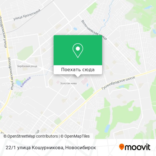 Карта 22/1 улица Кошурникова