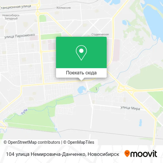 Карта 104 улица Немировича-Данченко