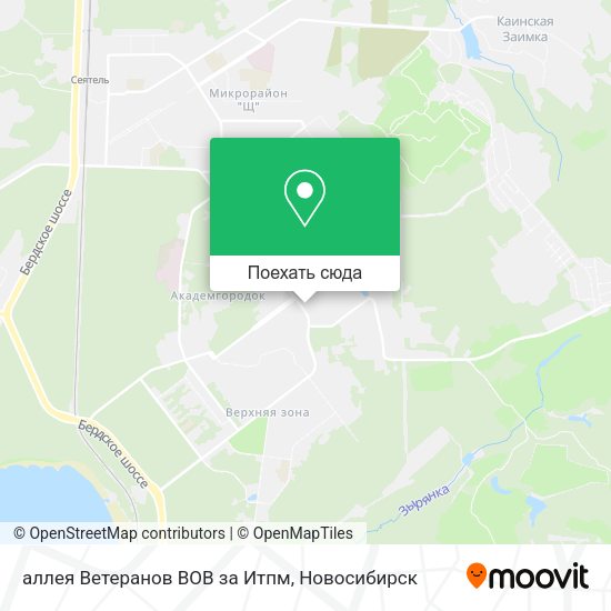 Карта аллея Ветеранов ВОВ за Итпм