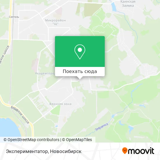 Карта Экспериментатор