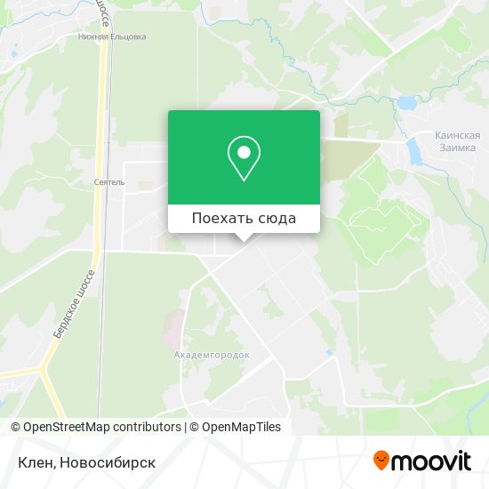 Карта Клен