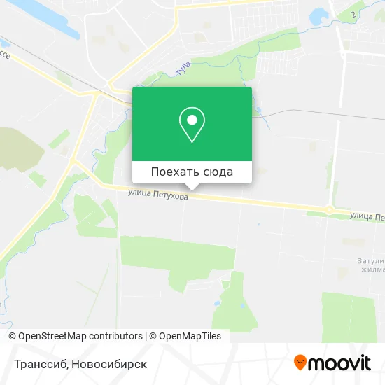 Карта Транссиб