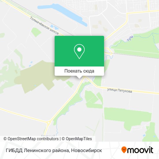 Карта ГИБДД Ленинского района