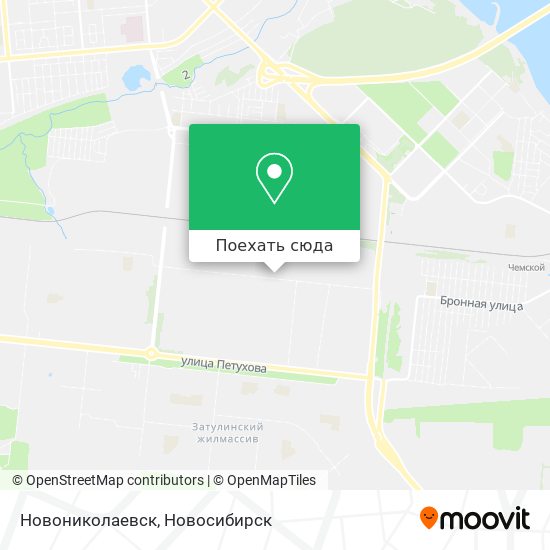 Карта Новониколаевск