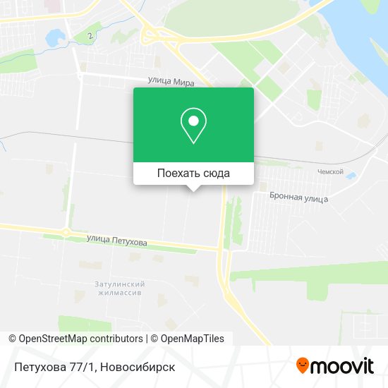 Карта Петухова 77/1