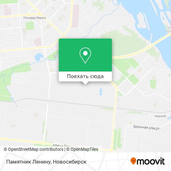Карта Памятник Ленину