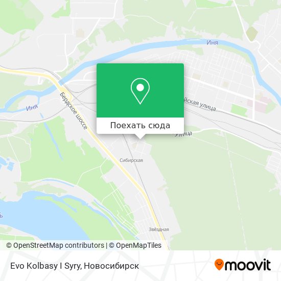 Карта Evo Kolbasy I Syry