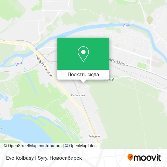 Карта Evo Kolbasy I Syry