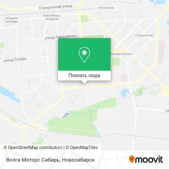 Карта Волга Моторс Сибирь
