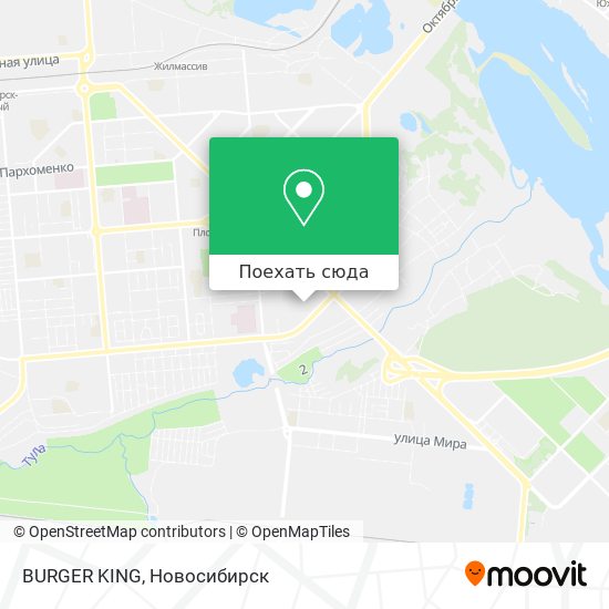 Карта BURGER KING