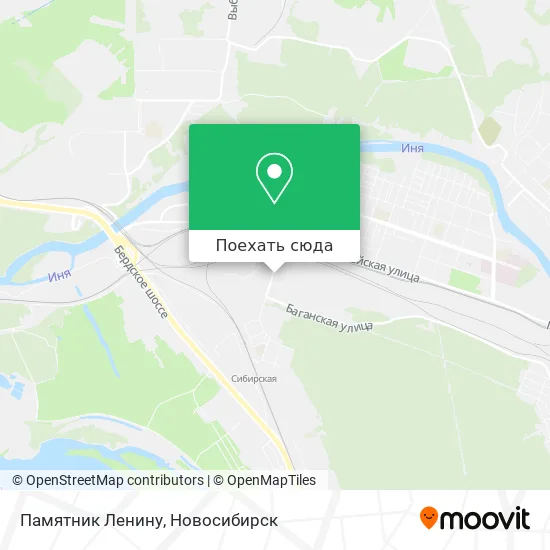 Карта Памятник Ленину