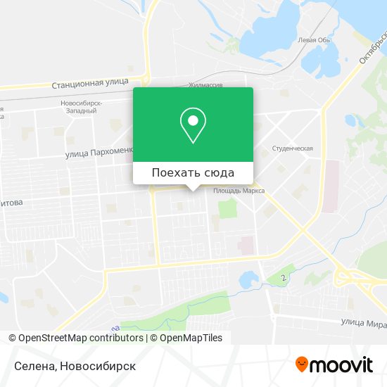 Карта Селена