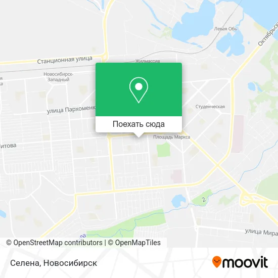 Карта Селена
