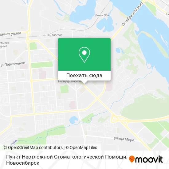 Карта Пункт Неотложной Стоматологической Помощи