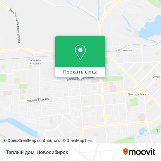 Карта Теплый дом