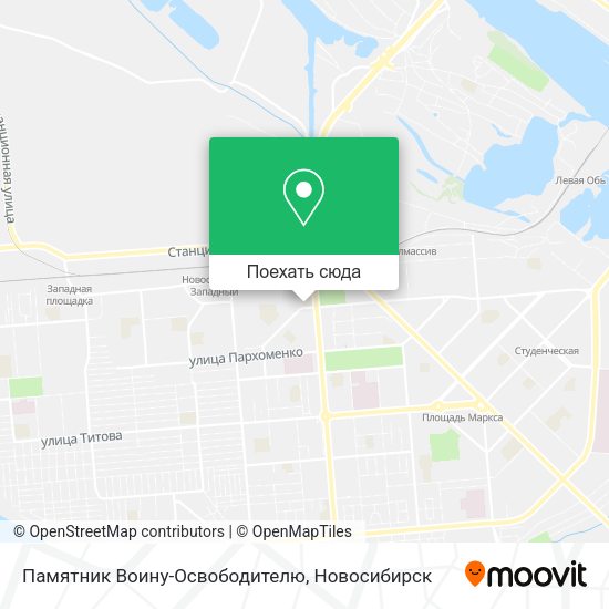 Карта Памятник Воину-Освободителю